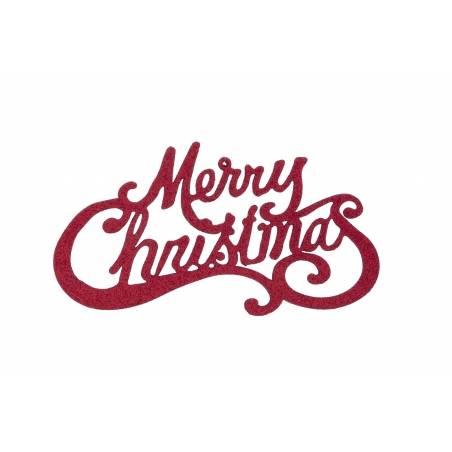Suspension Merry Christmas rouge Suspension Merry Christmas rouge