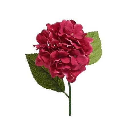 Artificial hydrangea red